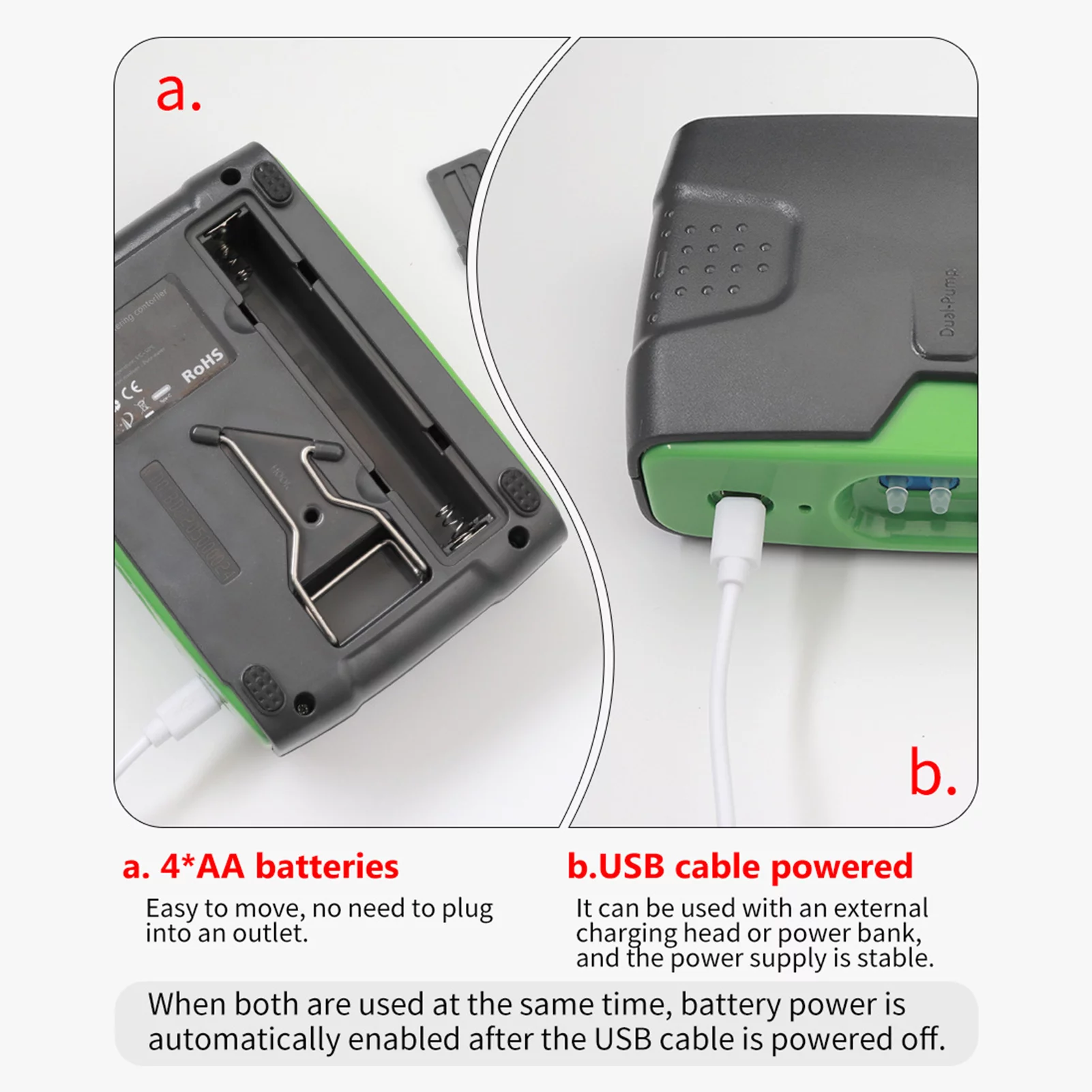 Arealer Irrigation System,30-day Water Timer Screen 49.2ft Tube 49.2ft Tube Indoor Pump 20 Potted Water Timer Lcd With 30-day Water Lcd Screen 49.2ft Kit With 30-day 20 Potted Kit Timer Lcd Screen