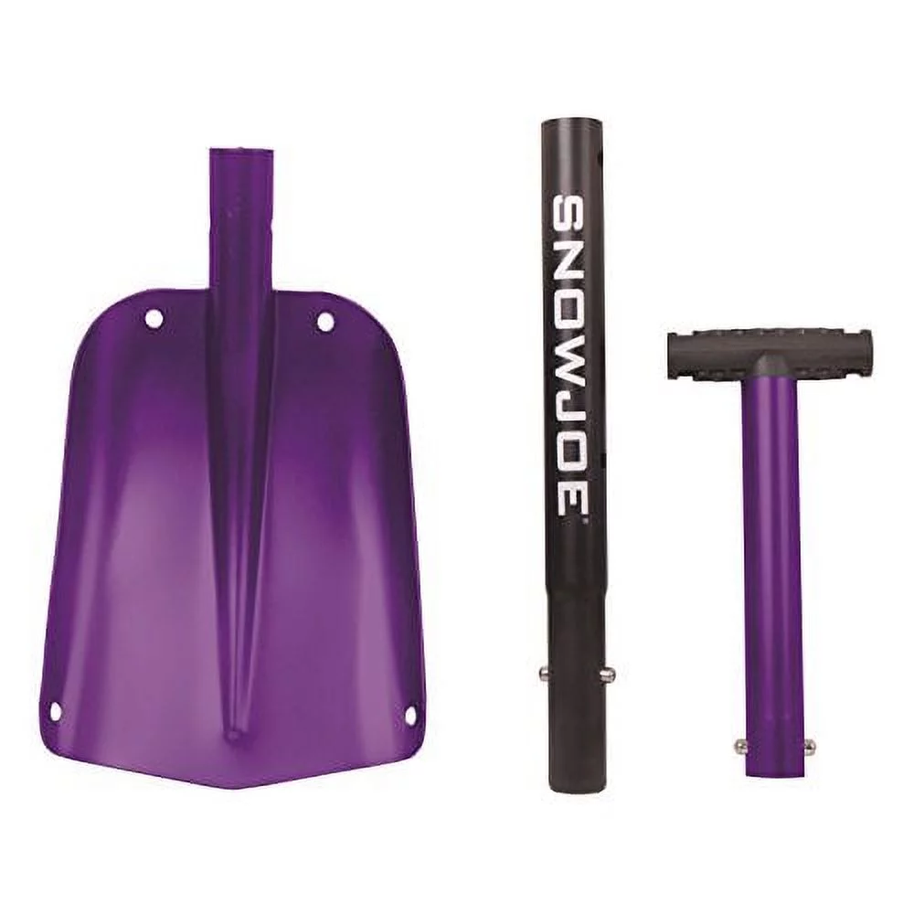 Snow Joe ATJ401M-PRP Compact Utility Shovel , 32-Inch - Aluminum , 3-Piece Smart Lock