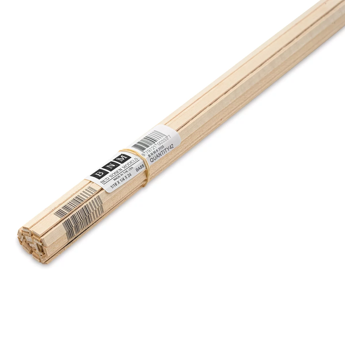 Bud Nosen Basswood Sticks - 1/16