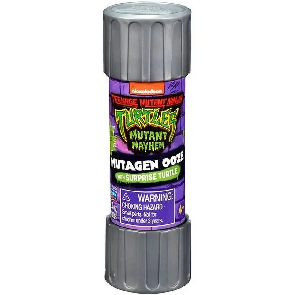 Teenage Mutant Ninja Turtles: Mutant Mayhem Movie Basic Mutagen Ooze Cannister with Baby Turtle Figure