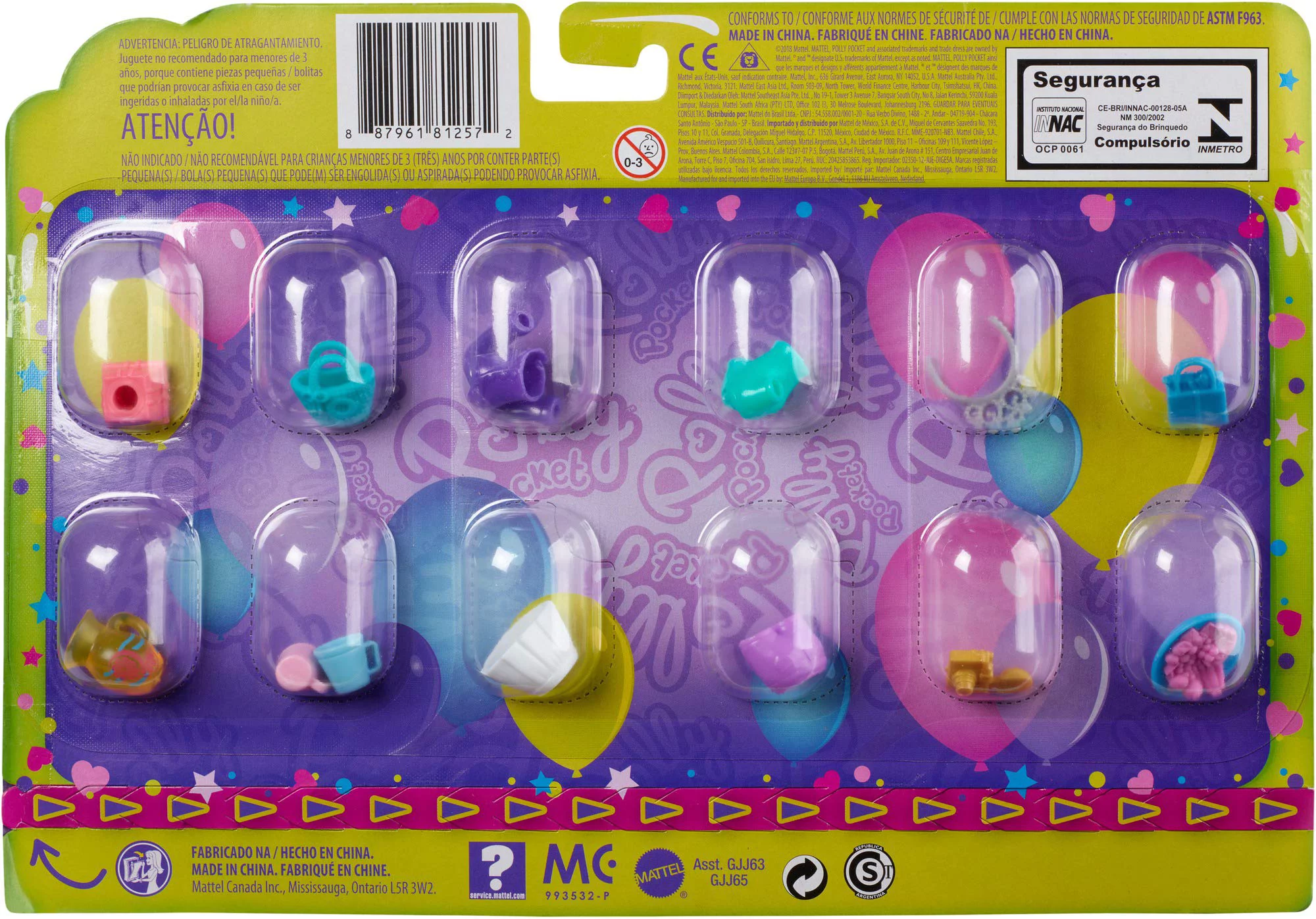 Mattel Polly Pocket Pretty Pack 2 Doll Fashion Pack 2