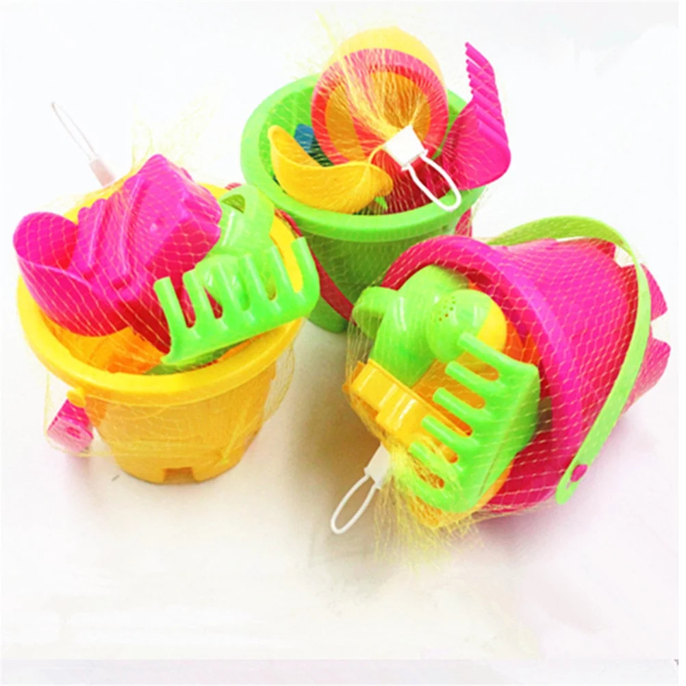 Kids Beach Castle Bucket Spade Shovel Rake Water Tools Kids Beach Sand Tool Toys