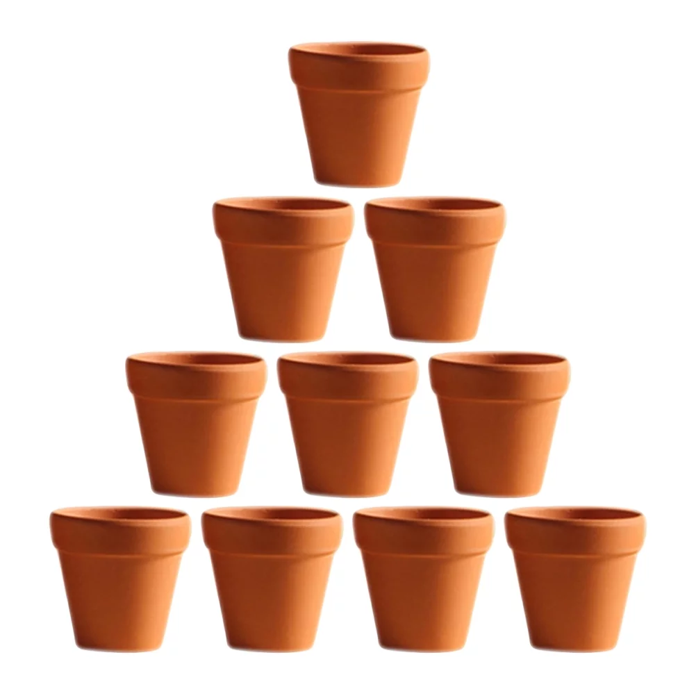 Plant Pot Greenery Decor 20 Pcs Succulent Plants Pots Small Terracotta Decorations Bowl Decorate