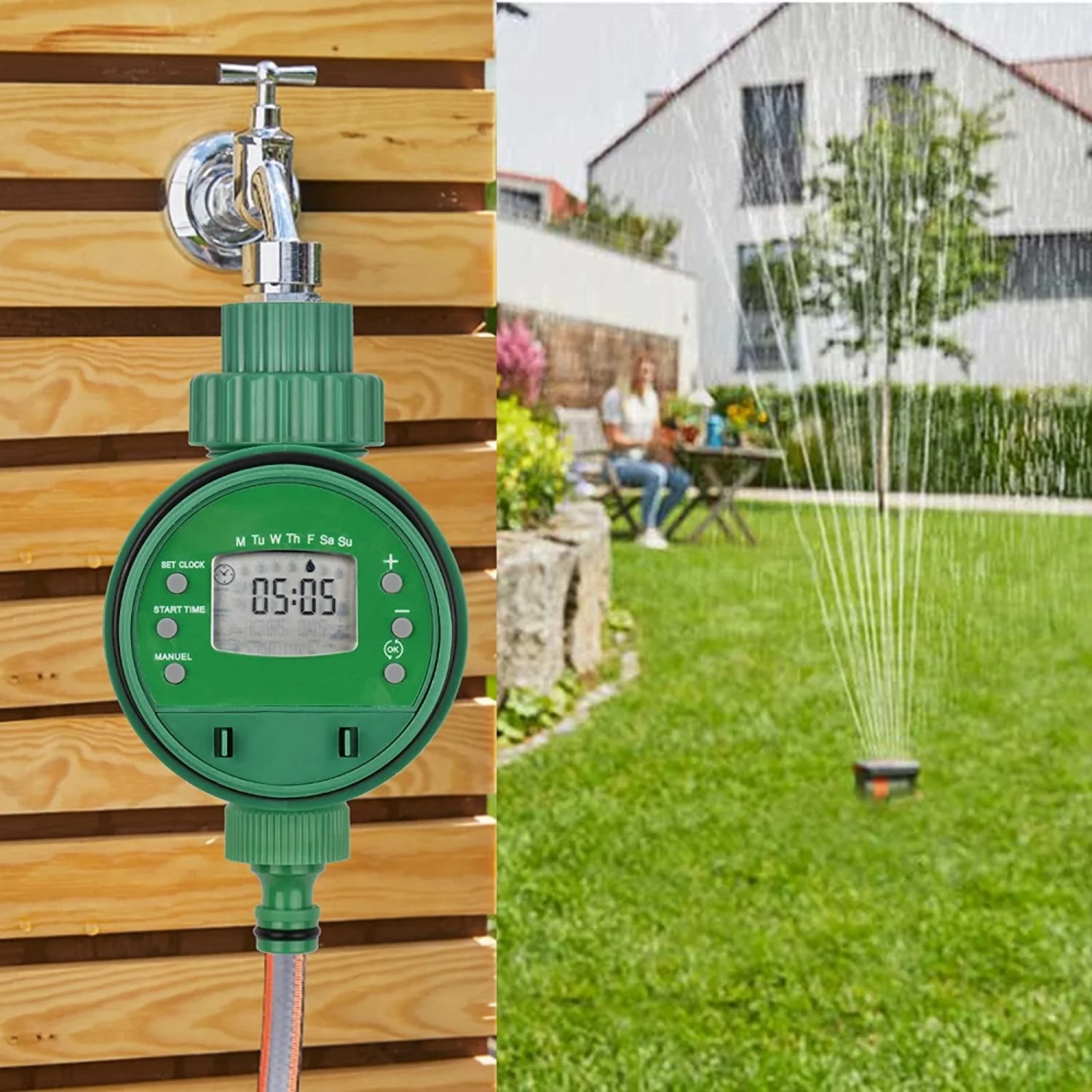 Intelligent Programmable Digital Watering Timer for Garden  Lawn  Courtyard  and Greenhouse - Automatic Irrigation Equipment with Smart Features