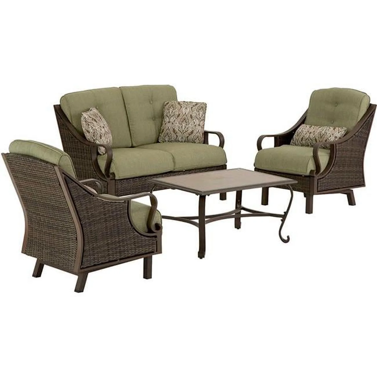 Hanover Ventura Outdoor Patio Set - 4 Piece