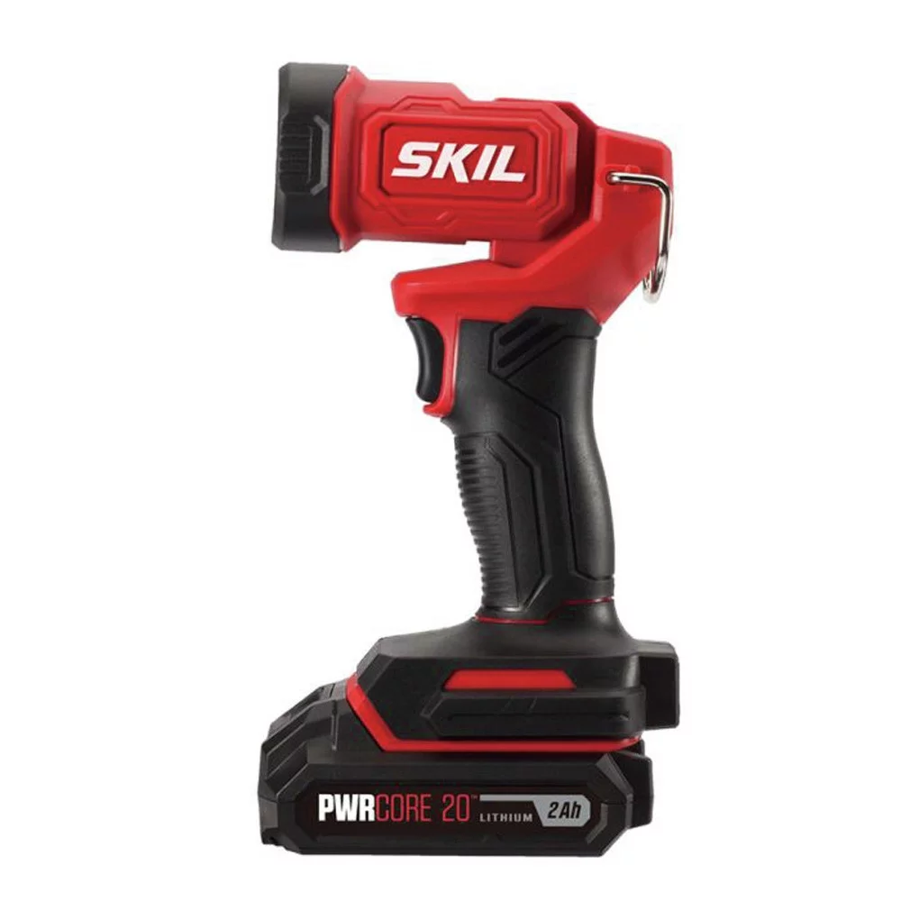SKIL 20V Cordless 4-Tool Combo Kit with Two 2.0Ah Lithium-Ion Batteries and Charger, CB739601