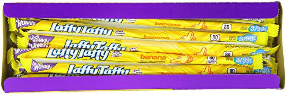 Wonka Rope, Banana, 0.81-Ounce Packages (Pack Of 96)