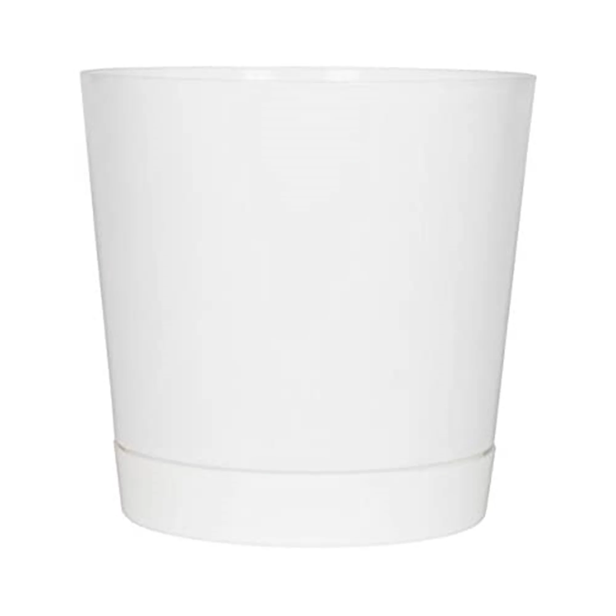 Novelty (#10062) Full Depth Round Cylinder Pot, White, 6 Inch