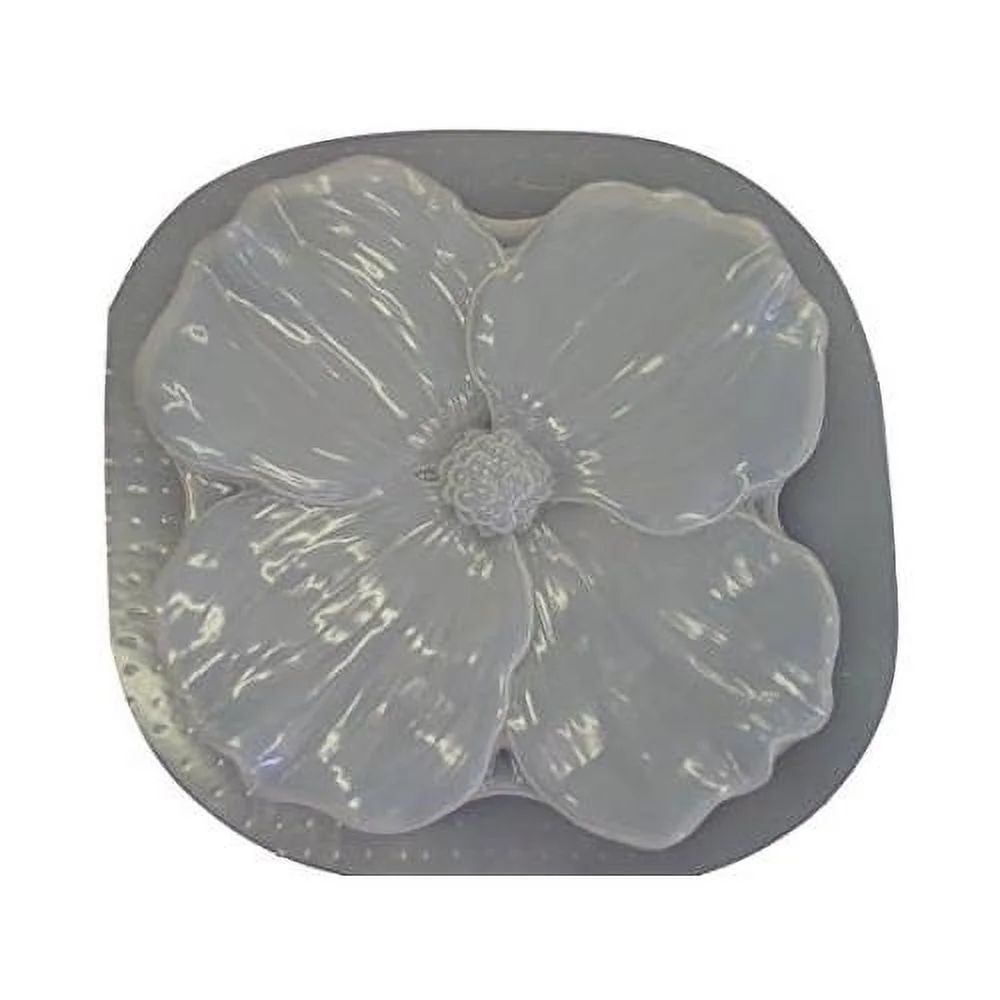 Dogwood Flower Plastic Craft Mold Use With Concrete Or Cement For Making Stepping Stones 1137