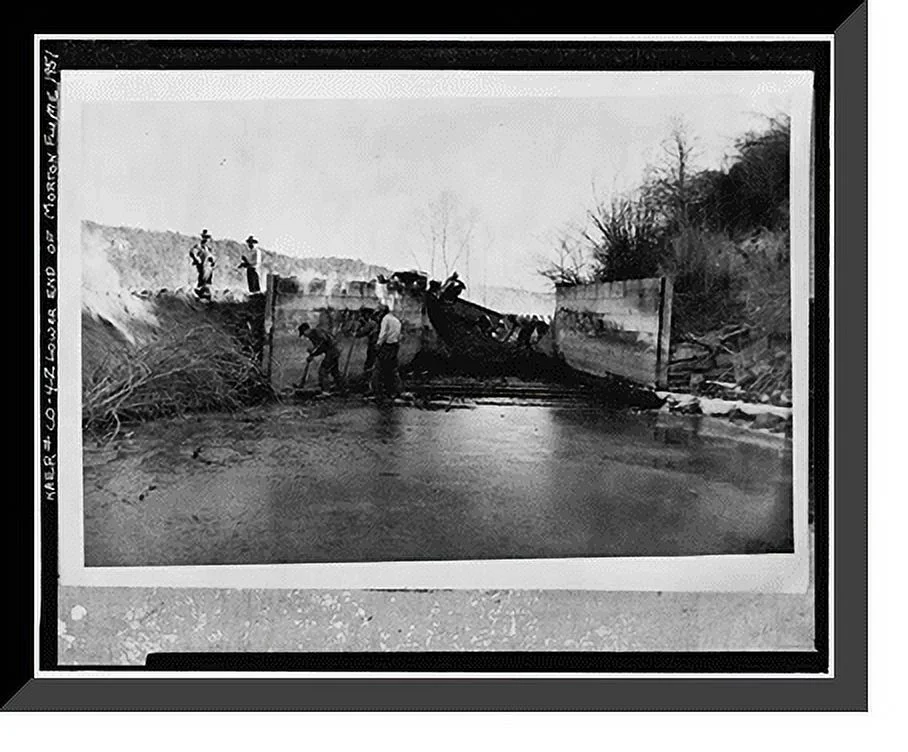 Historic Framed Print, Montezuma Valley Irrigation Company System, Dolores vicinity, Montezuma County, CO - 2, 17-7/8