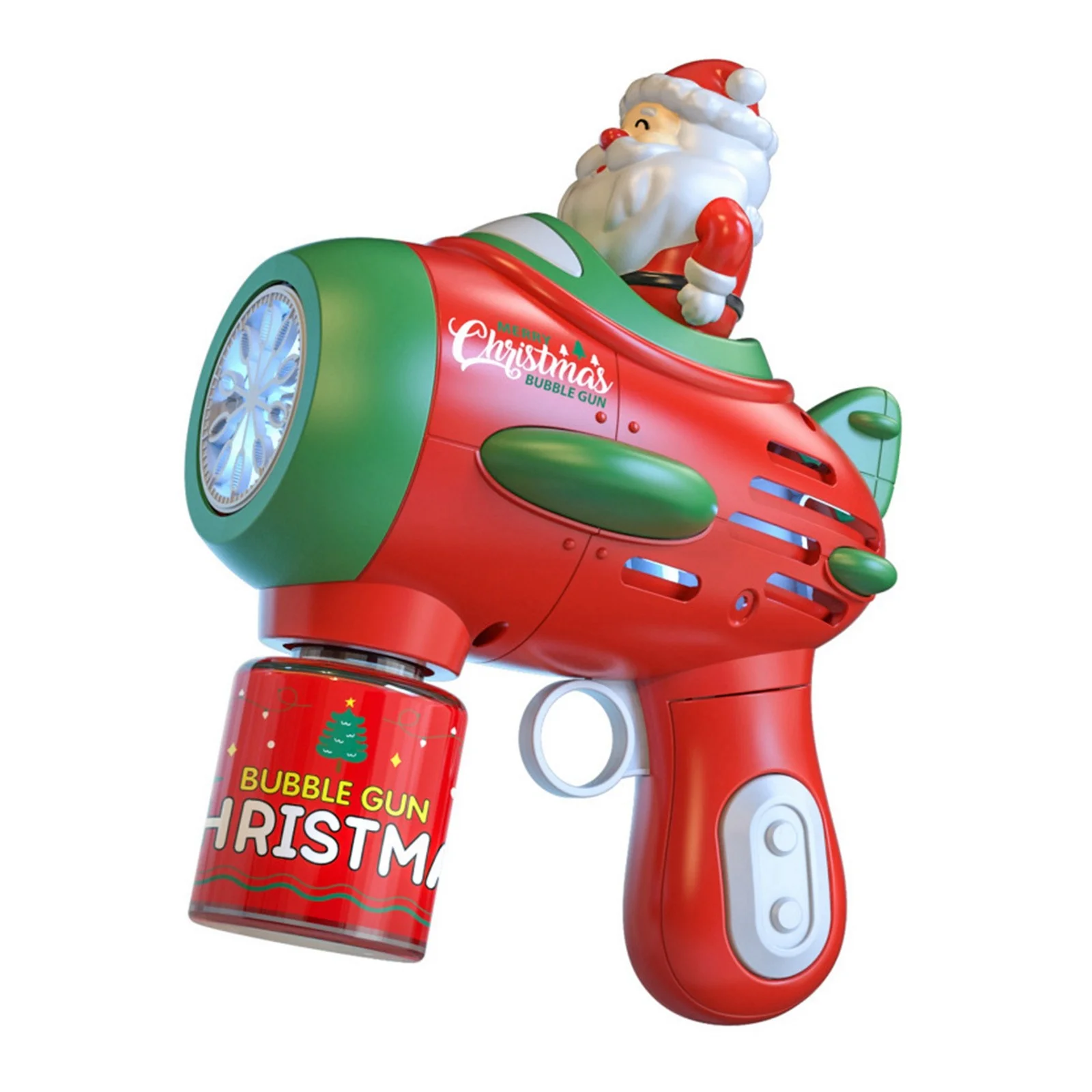 XZZjjl 4th of the July Garage Kits 90Ml Christmas Bubble Machine Children'S Fully Automatic Internet Santa Electric Bubble Children'S Toy Gift