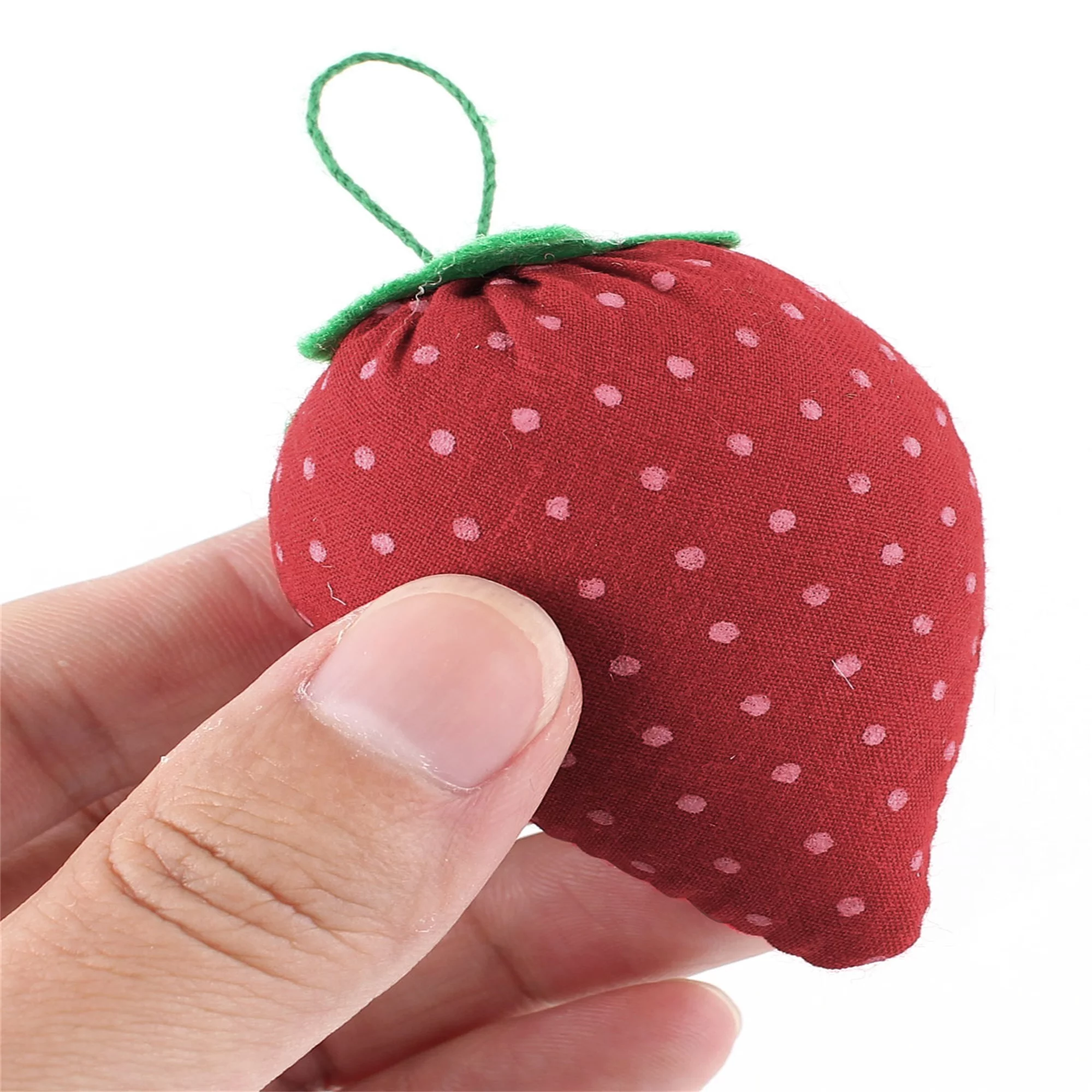 Uxcell Red Strawberry Shape DIY Pin Cushion Pillow  Sewing Craft