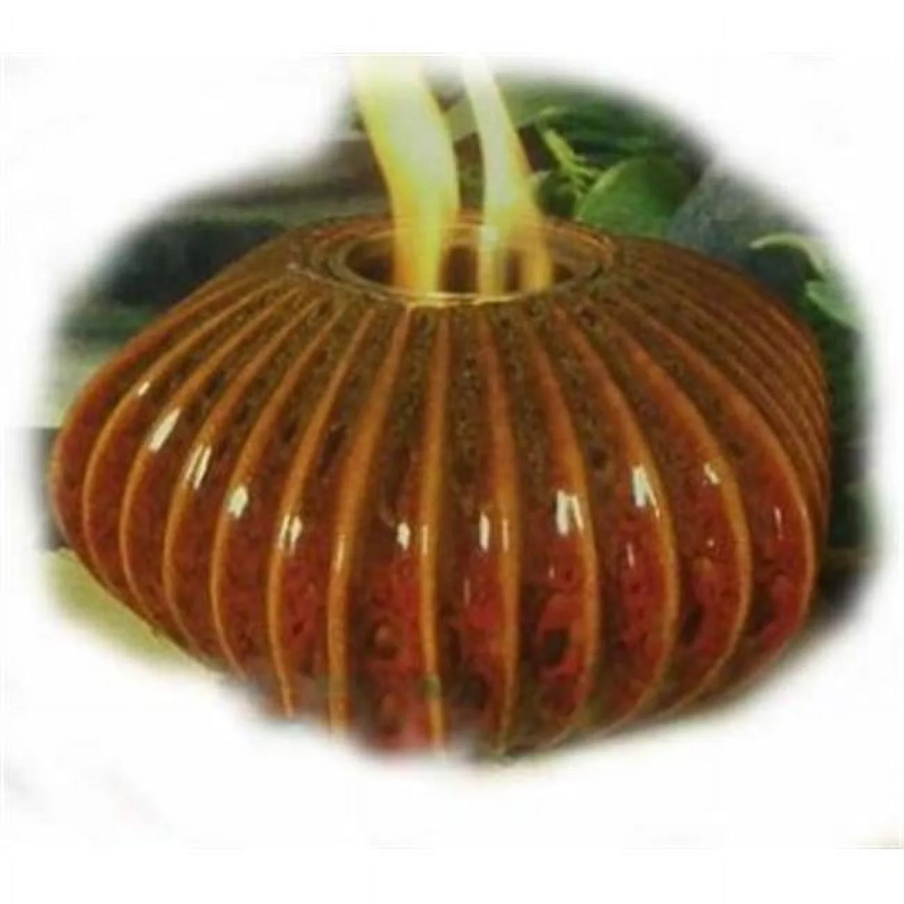 Marshall Home MBL-41-2-1750N 10 W x 5.25 H In.- Large Austin Firethorn Ceramic Firepot