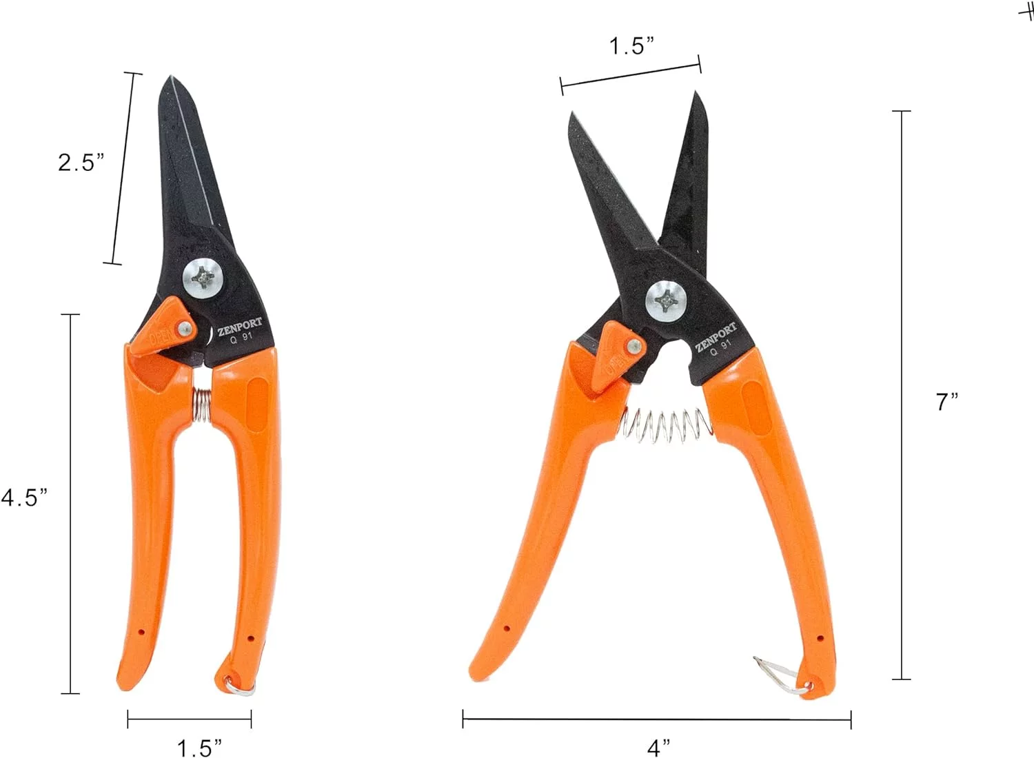 Q91 Zen-Magic Ultra Twig And Hoof Trimming Shear -Blade, 7.5-Inch Long