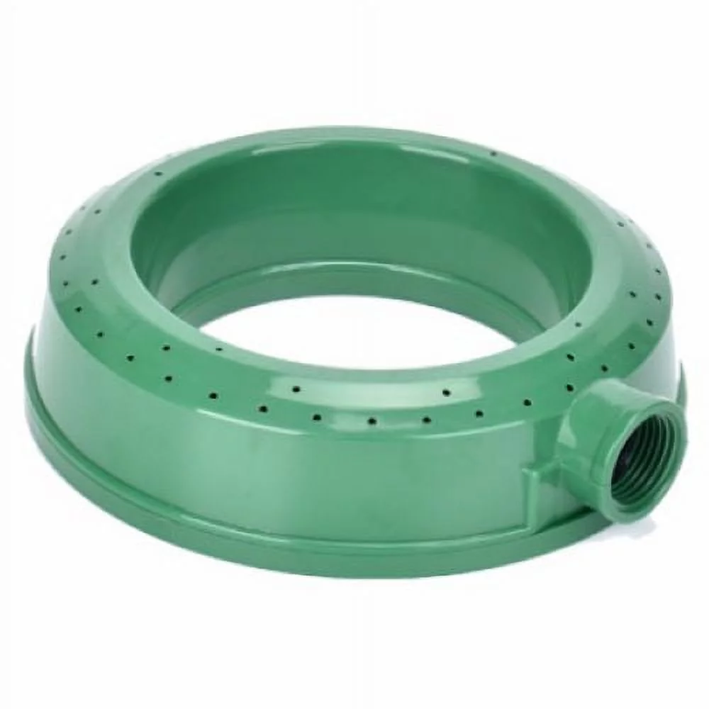 Zhejiang 100951 Green Plastic Circle Ring Lawn Sprinkler - Quantity of 12