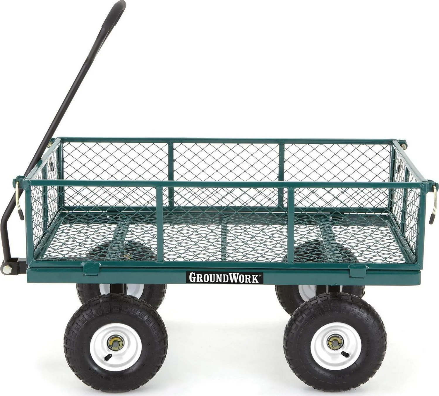 GroundWork 800 lb. Capacity Steel Garden Cart