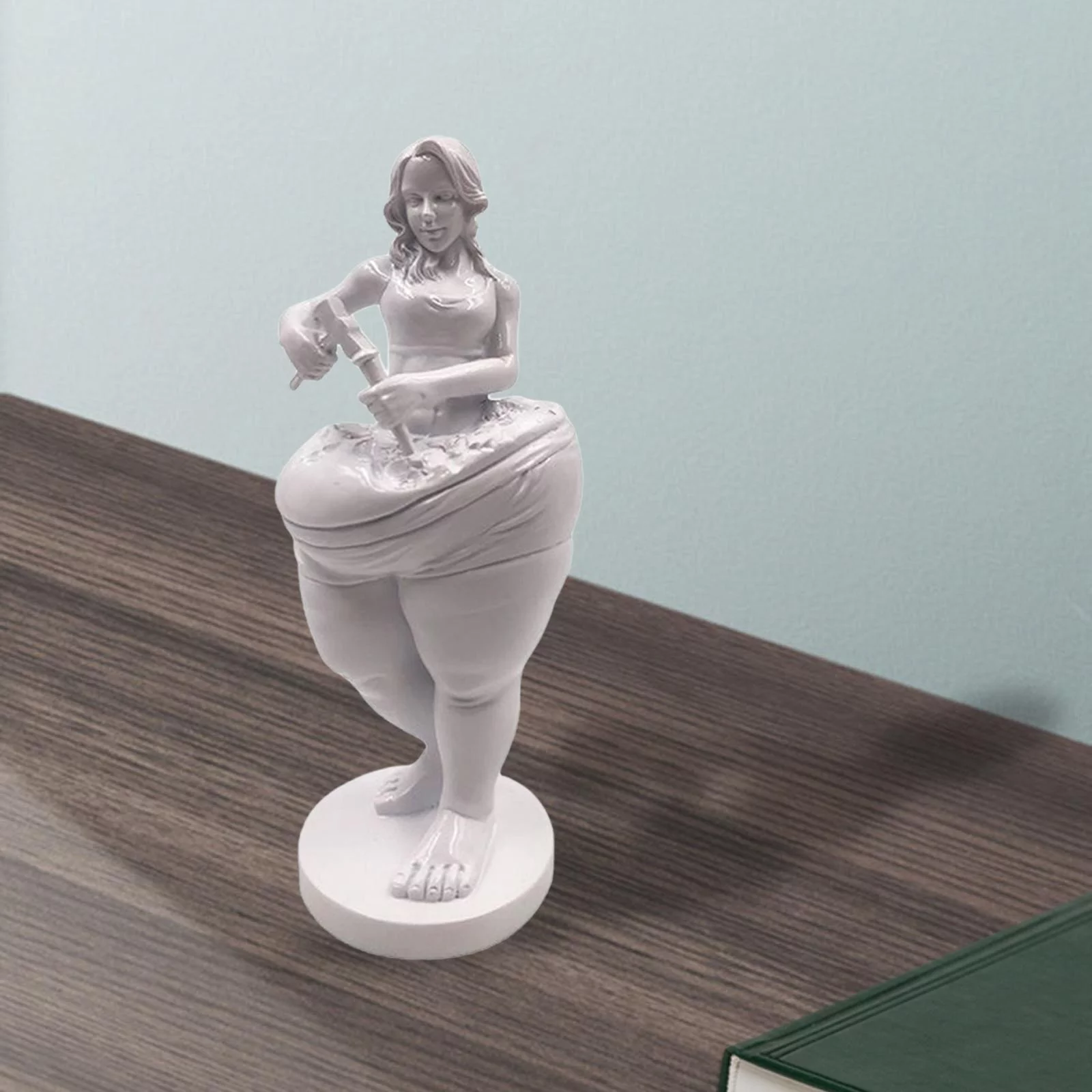 Goddess Statue Abstract Figurine Goddess Sculpture Yoga Poses Sculpture for Gymnasium Gifts