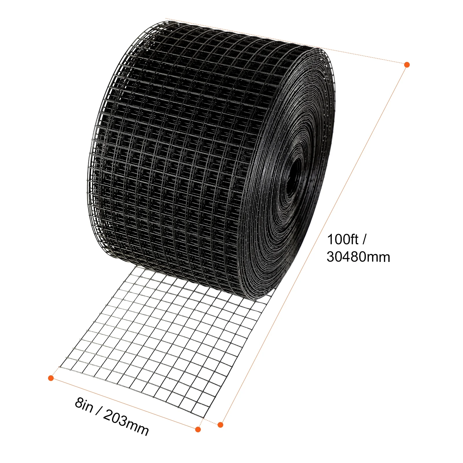SKYSHALO 8in x 100ft Solar Panel Bird Guard Critter Guard Roll Kit 70pcs Fasteners