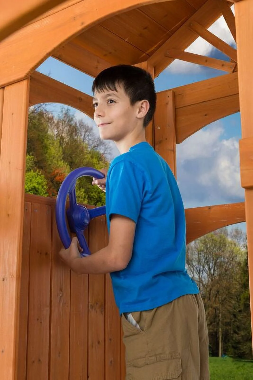 Creative Cedar Designs Purple Plastic Playset Steering Wheel