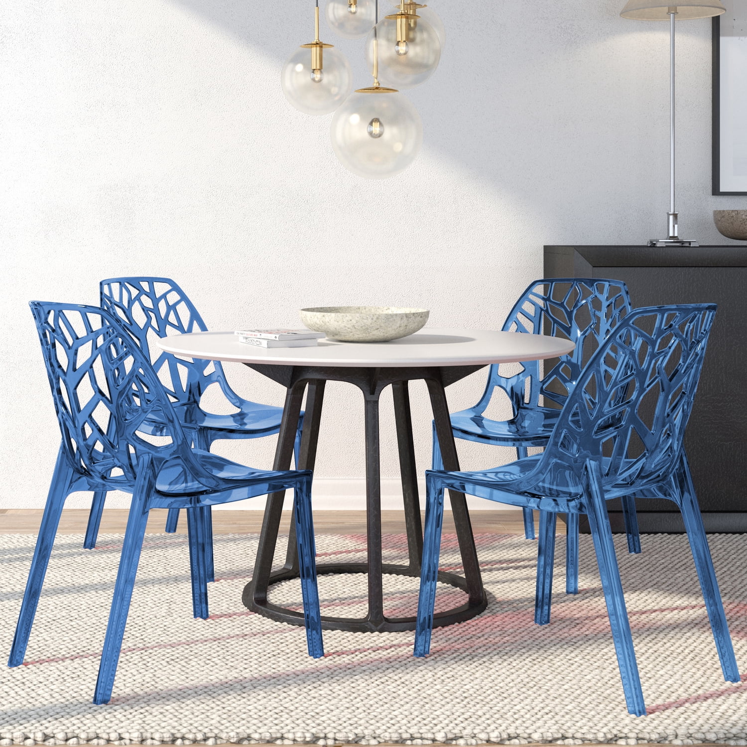 Maykoosh Antique Appeal Modern Dining Chair, Set of 4