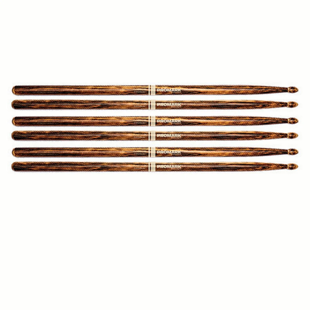 3 PACK Promark TX5AW-FG FireGrain Classic 5A Drumsticks, Oval Tip TX5AW-FG-3