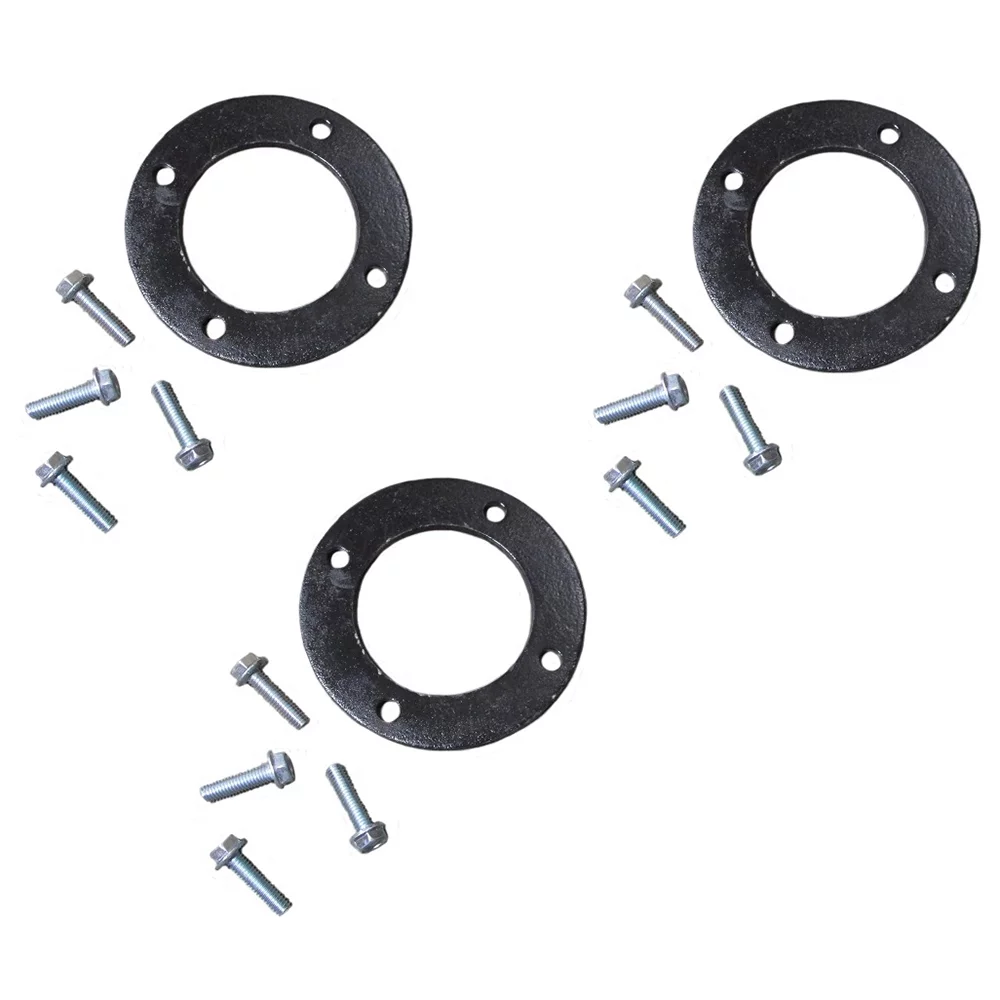 (3) Deck Spindle Repair Rings Kit Fits John Deere Mowers with 4 Hole Spindles