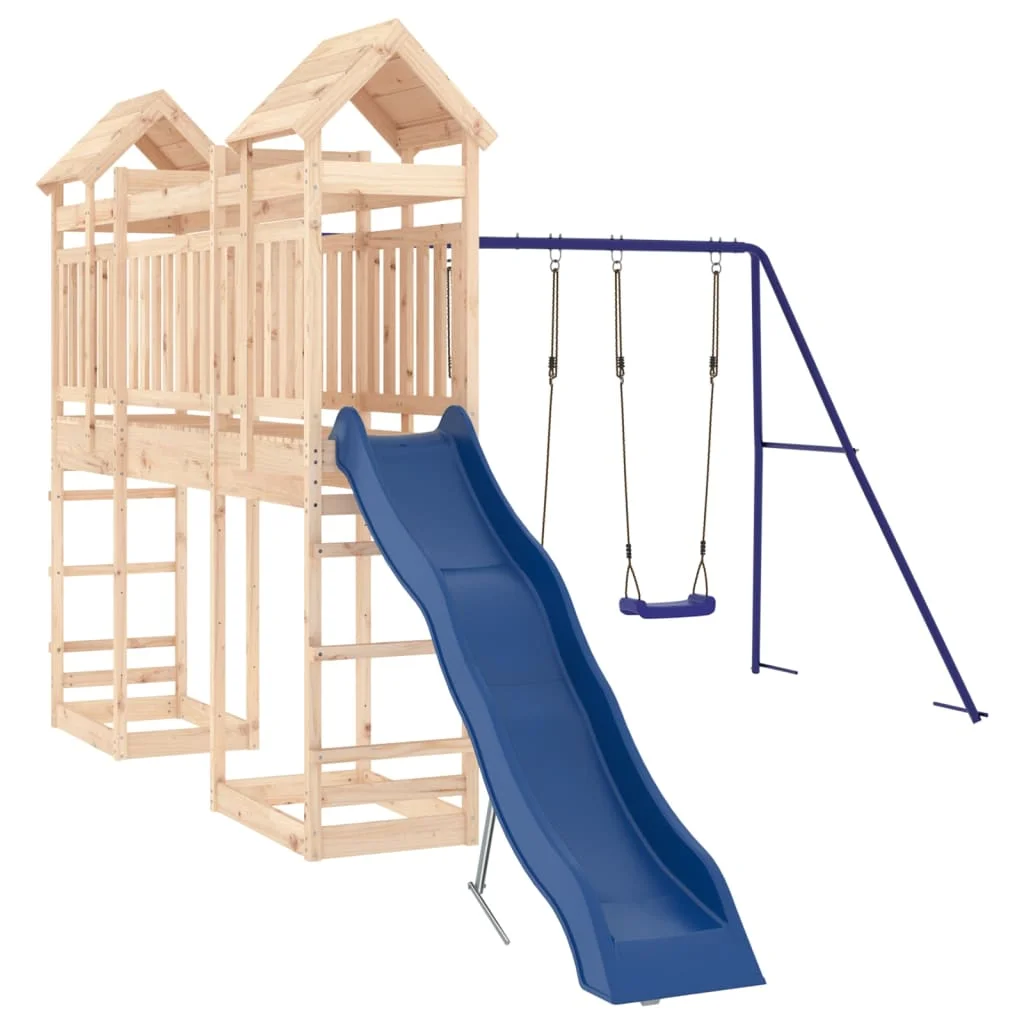 Dcenta Playset Solid Wood Pine