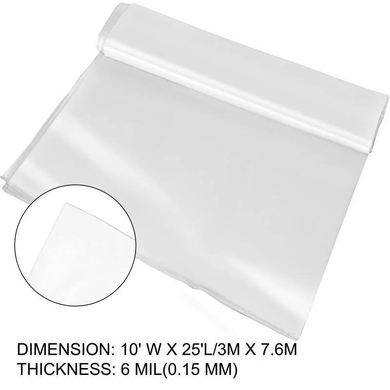 Clear Greenhouse Poly Film - Enhanced Plant Protection