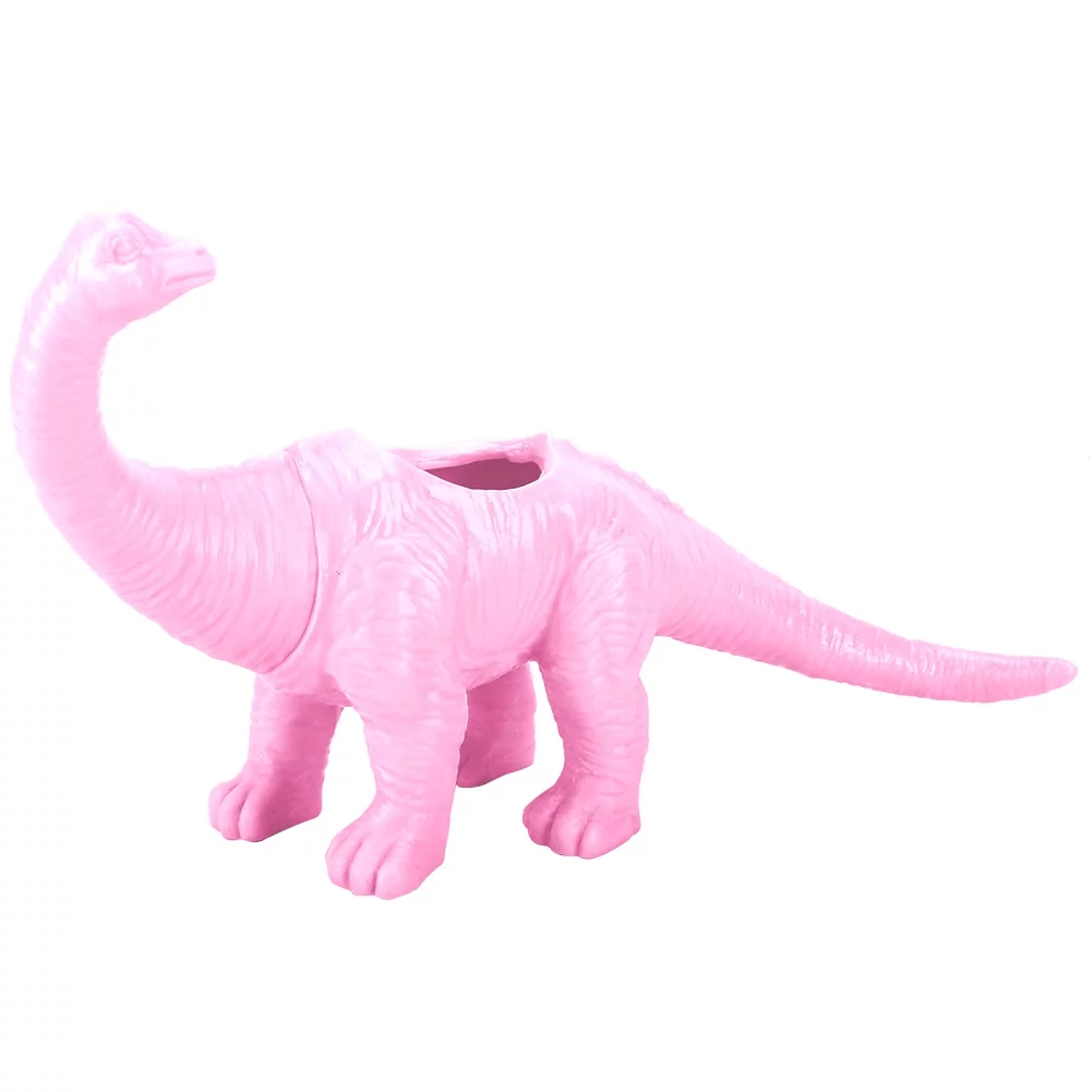 Uadme Dinosaur Plant Pot Pots Personality Dinosaur Animal Flower Pot Cactus Succulent Plant Pot Garden Decoration Home Decoration(pink)