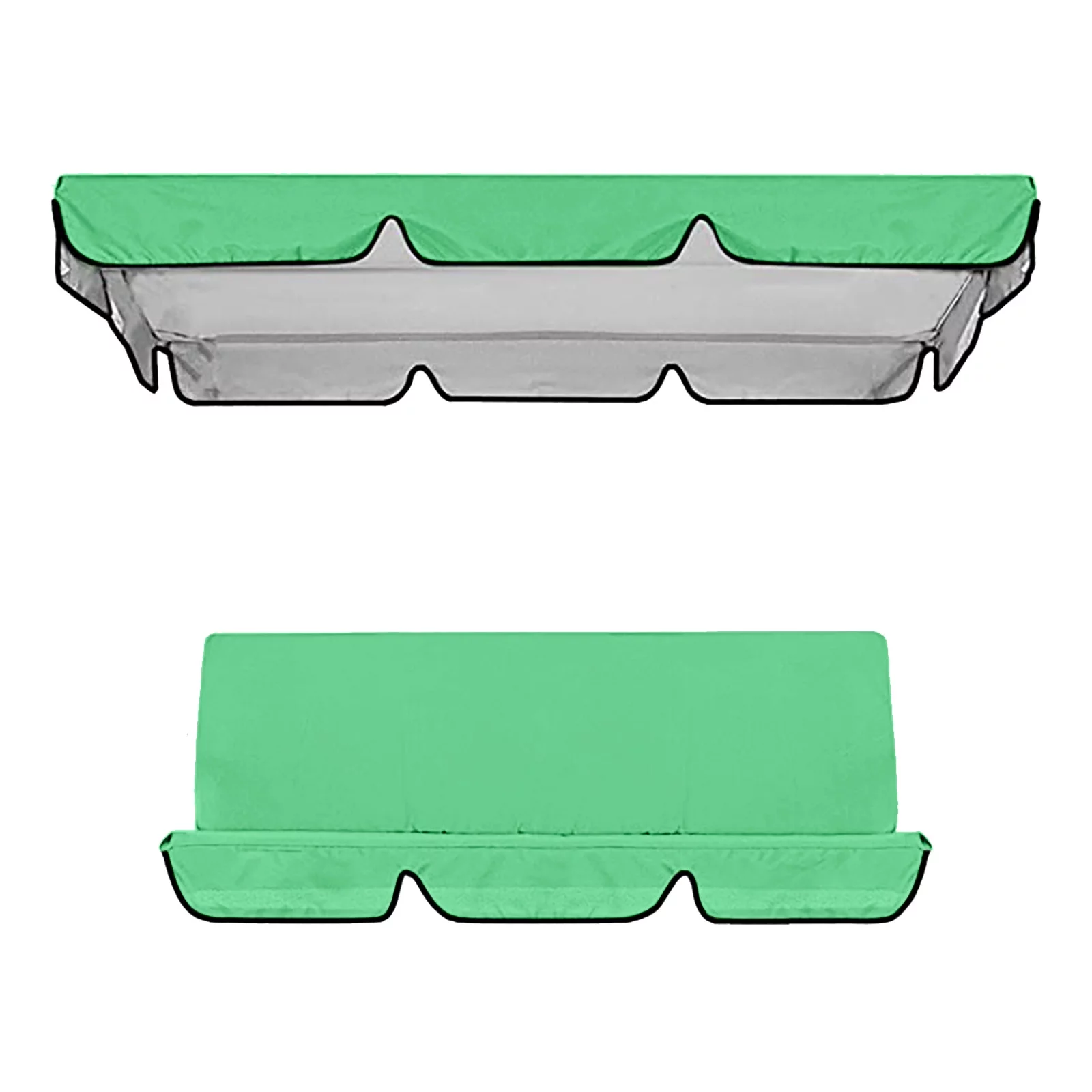 MVNSFEW Kids Camping Chairs Outdoor Replacement Ceiling Courtyard Awning Swing Rain Cover Cloth Cover Patio Lawn & Garden