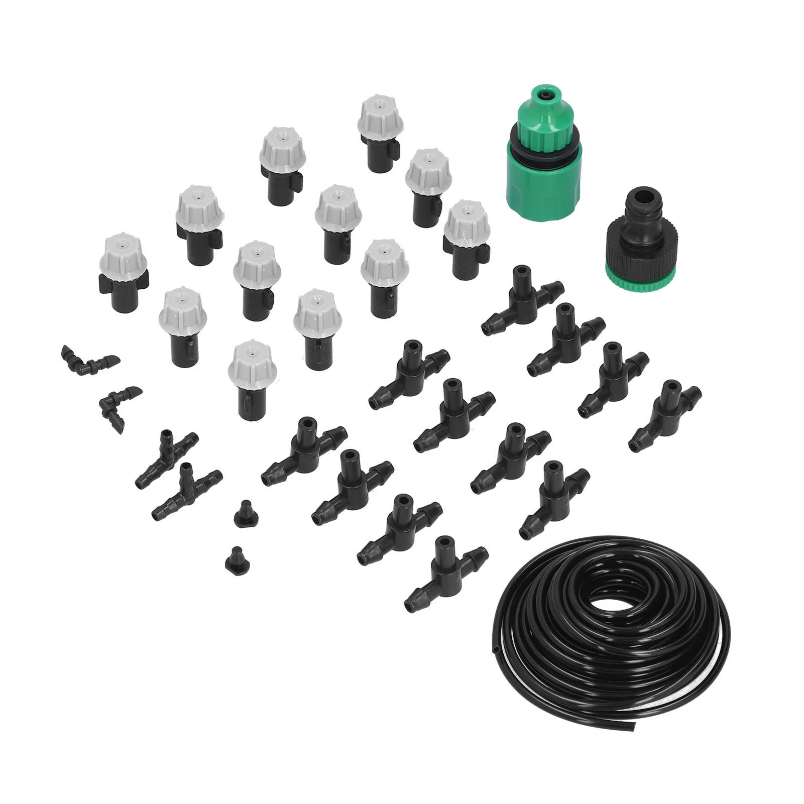 Irrigation System Irrigation Kit 10m Hose Watering Sprinkler Punch Free Automatic Atomizing Nozzle Garden Irrigation Set