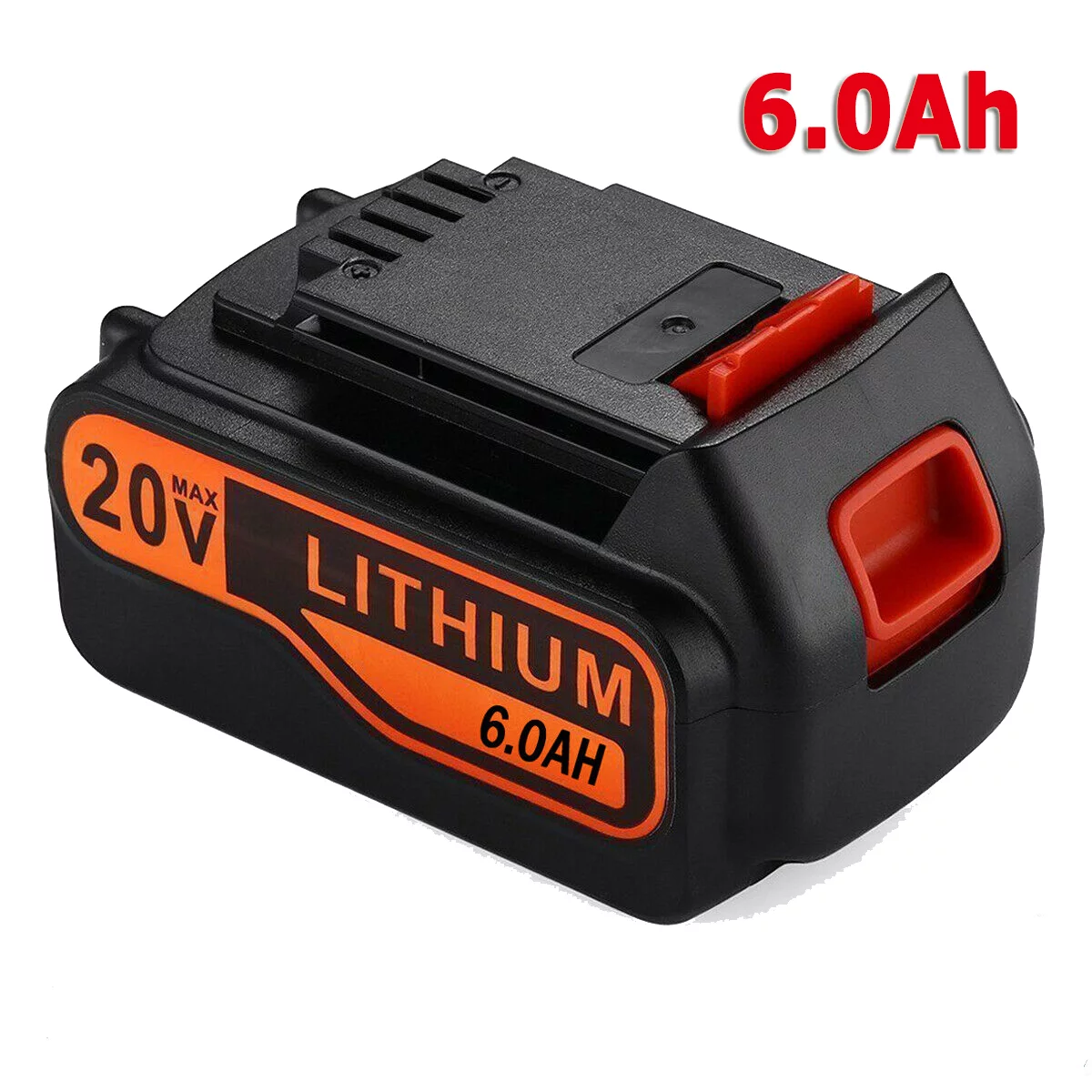 Vanon 6.0Ah for Black & Decker 20V Lithium Ion Battery LBXR20 LB20 LBX20 LB2X4020