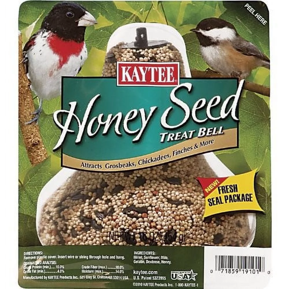 Kaytee Honey Seed Treat Bell for Wild Birds