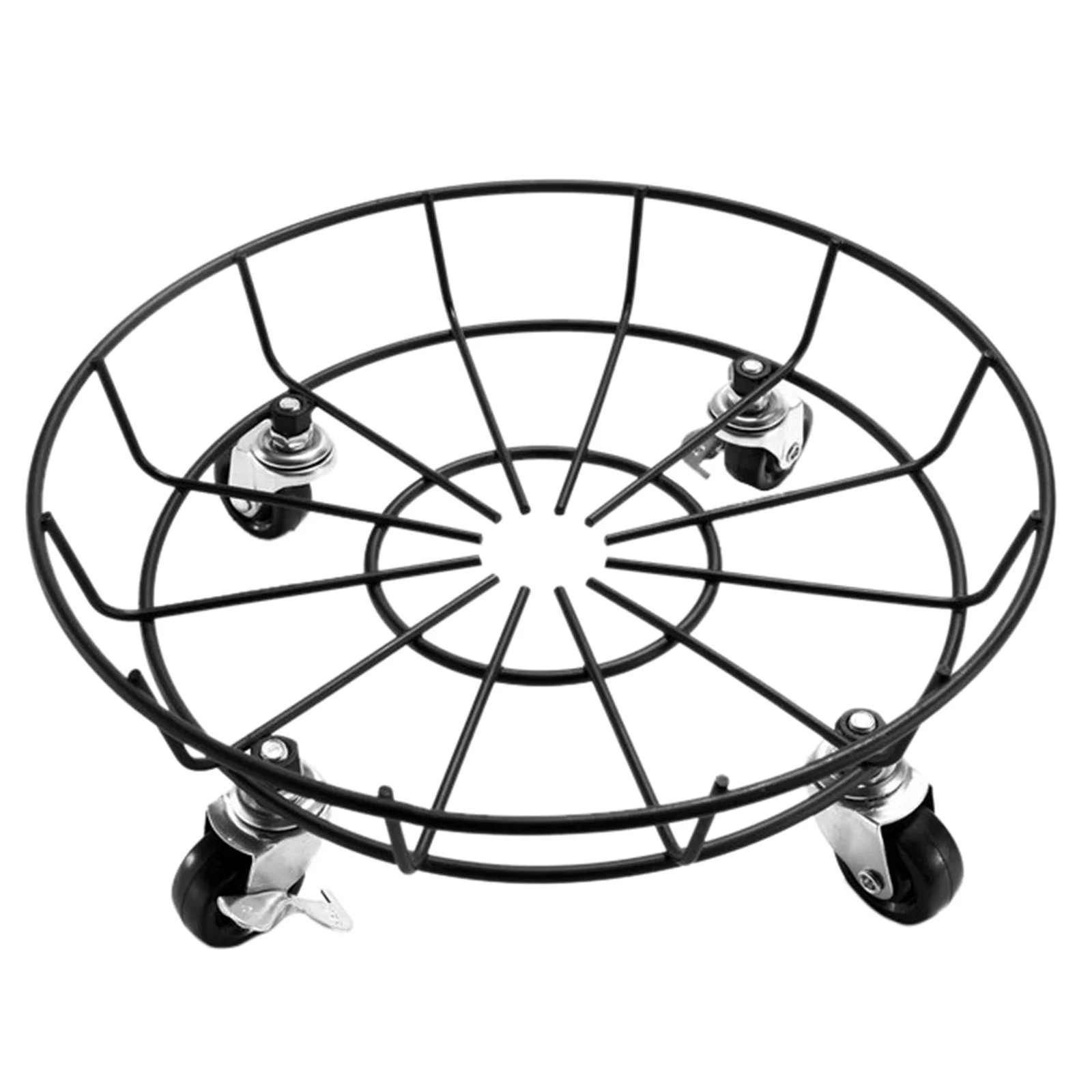 FHKOEGHS Toolbox Set Movable Flower Stand With Wheel Round Flower Pot Base Purpose hold Moving Tray Universal Wheel Flow