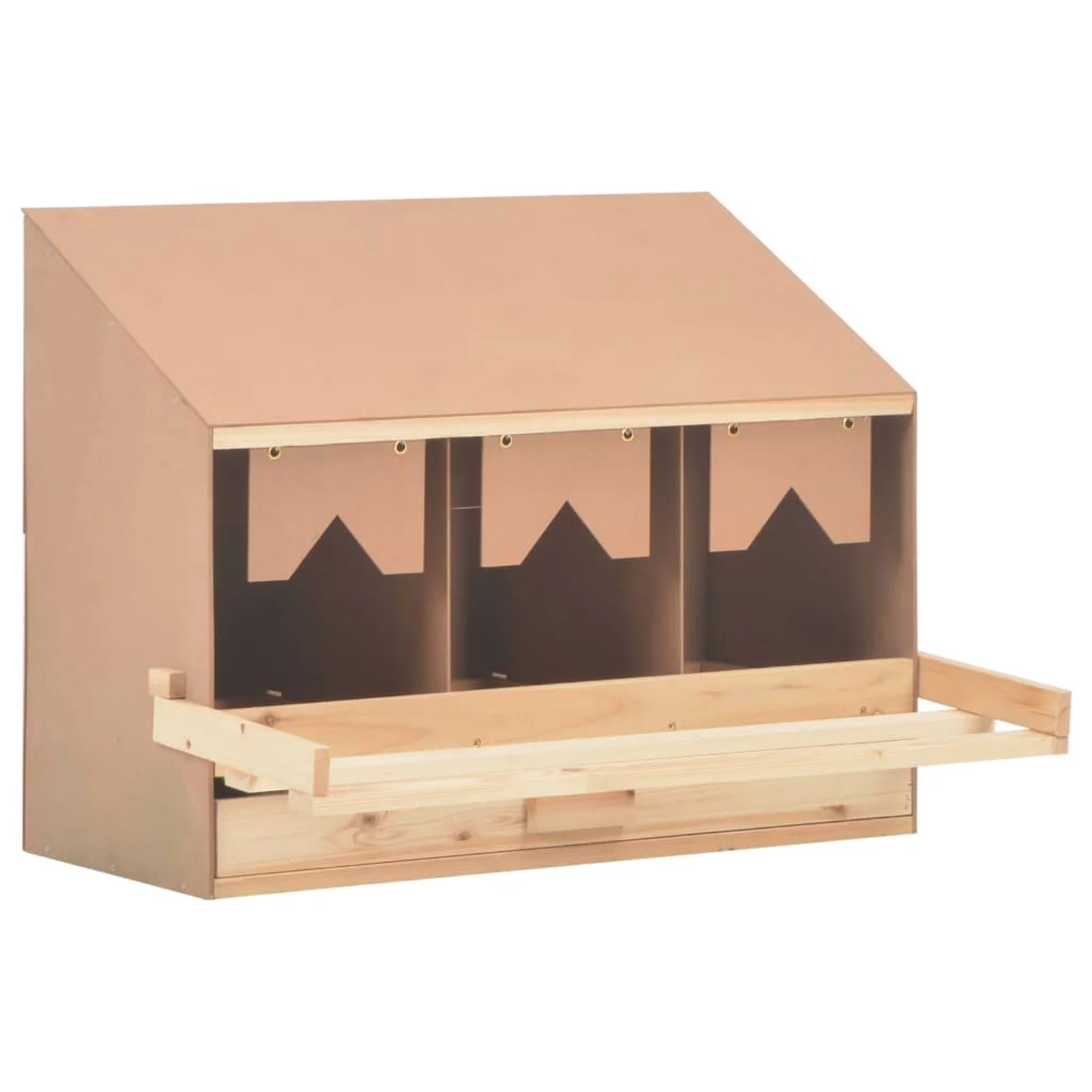 Andoer parcel,Wooden Chicken Pine Wood Indoor - D X H) Inches (w X Hutch Chicken Chicken Box With Removable Animals Indoor Chicken Coop Small Coop Small Animals X 13 X 21.3 Inches (w