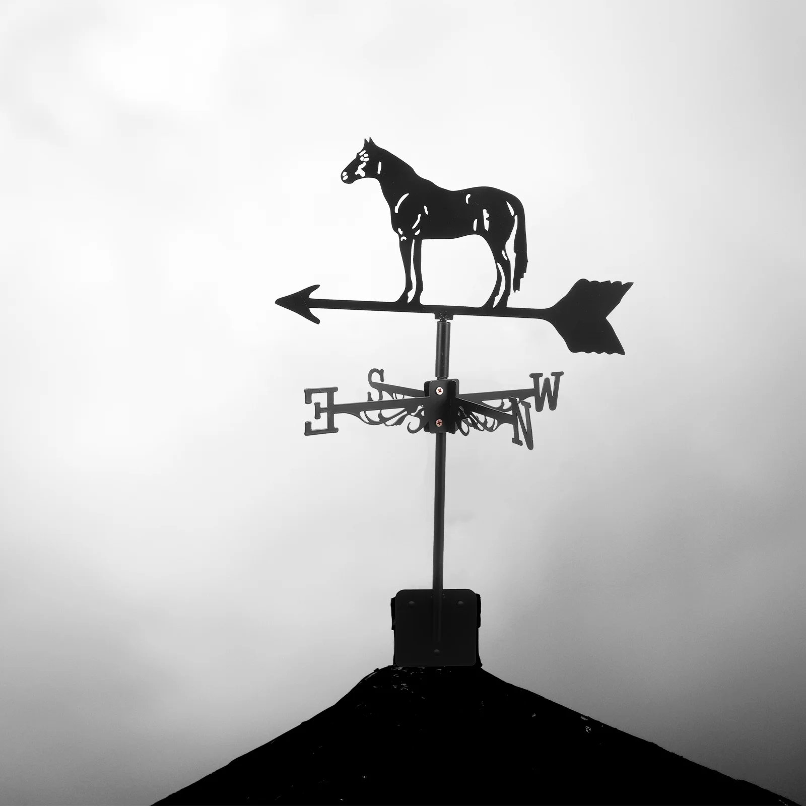 Wind Vane Weathervane Outdoor Decorations Metal Decorate Wrought Iron Patio Vanes