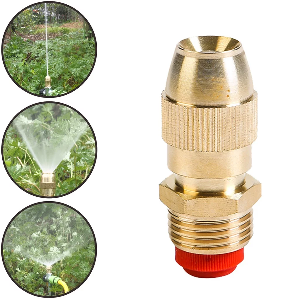 Fridja Garden Hose Nozzle Faucet Sprinkler Nozzle 1/2Inch External Thread Brass Nozzle