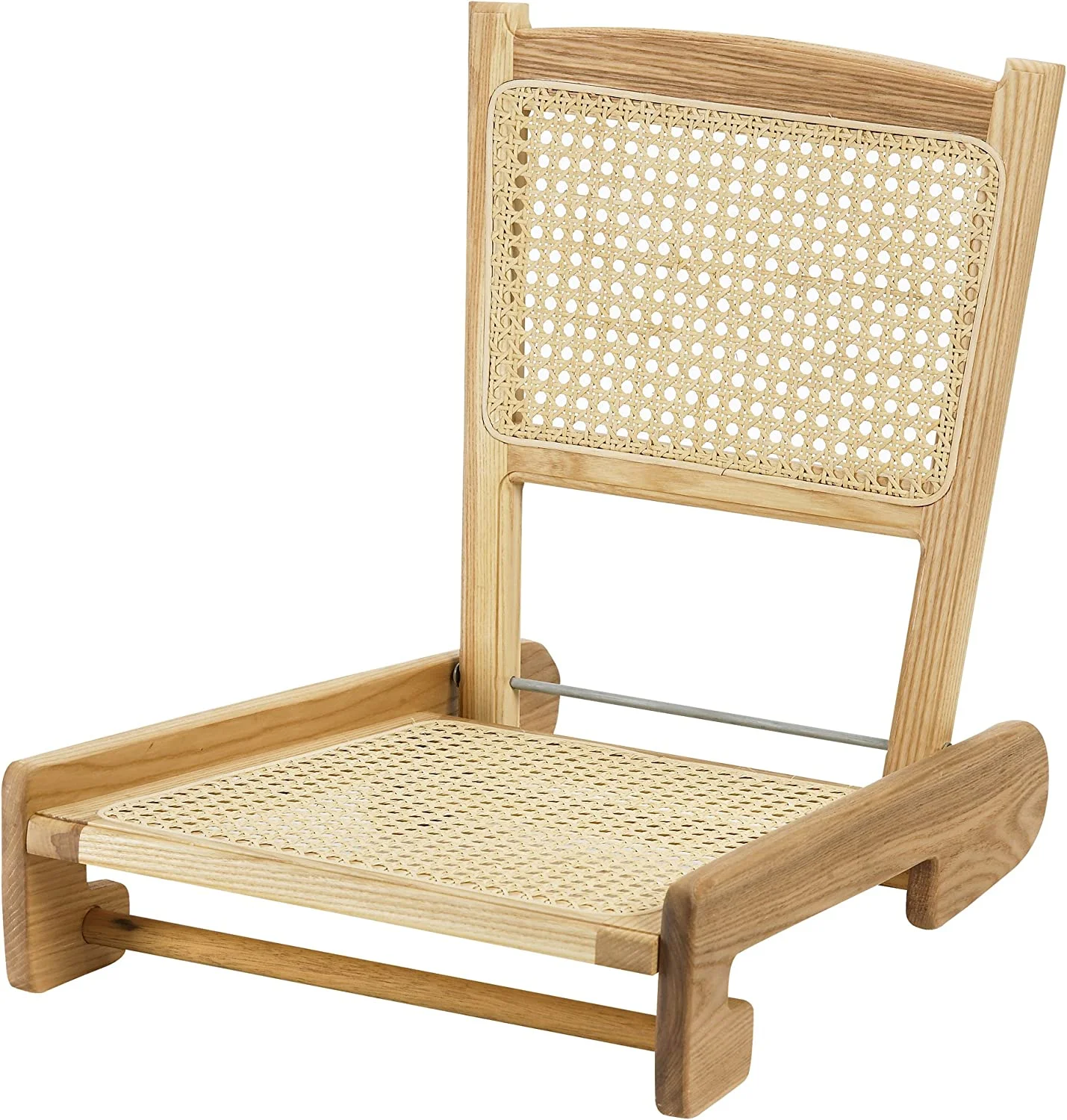 Harmony Folding Ash Cane Canoe Chair
