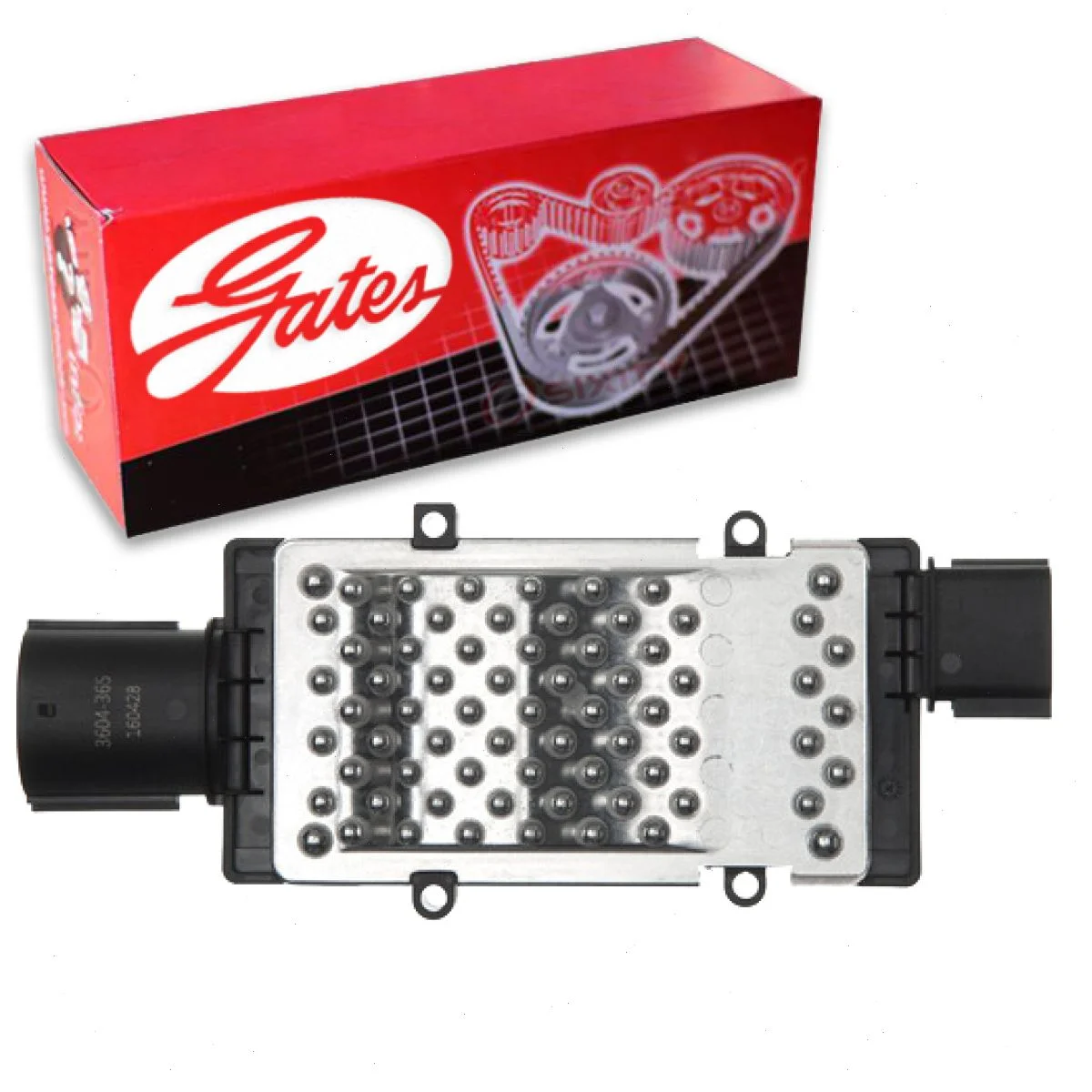 Gates Engine Cooling Fan Module compatible with Ford Focus 1.0L 2.0L L3 L4 2012-2018