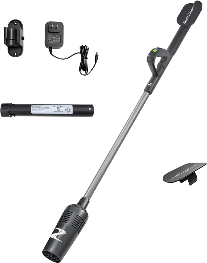 ZoomBroom Lightweight Cordless Stick Blower for Outdoor Living Areas