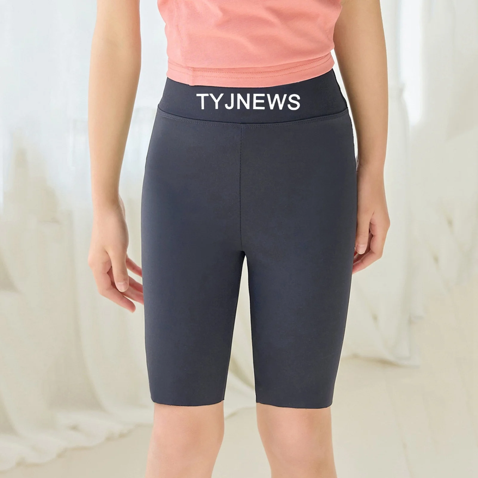 Akiihool Kids Shorts Girls Girls Shorts Shorts for Girls Kids Lounge Sleep and Play Summer Clothing (Grey,14-16 Years)