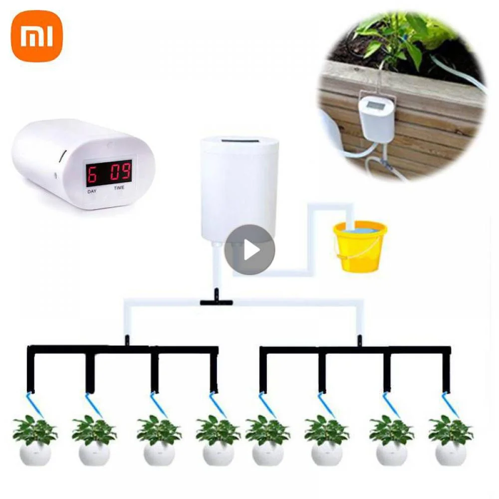 XIAOMI Indoor Automatic Watering System Many Pots Pump Controller Flower Drip Irrigation System Plants Sprinkler Garden Tool