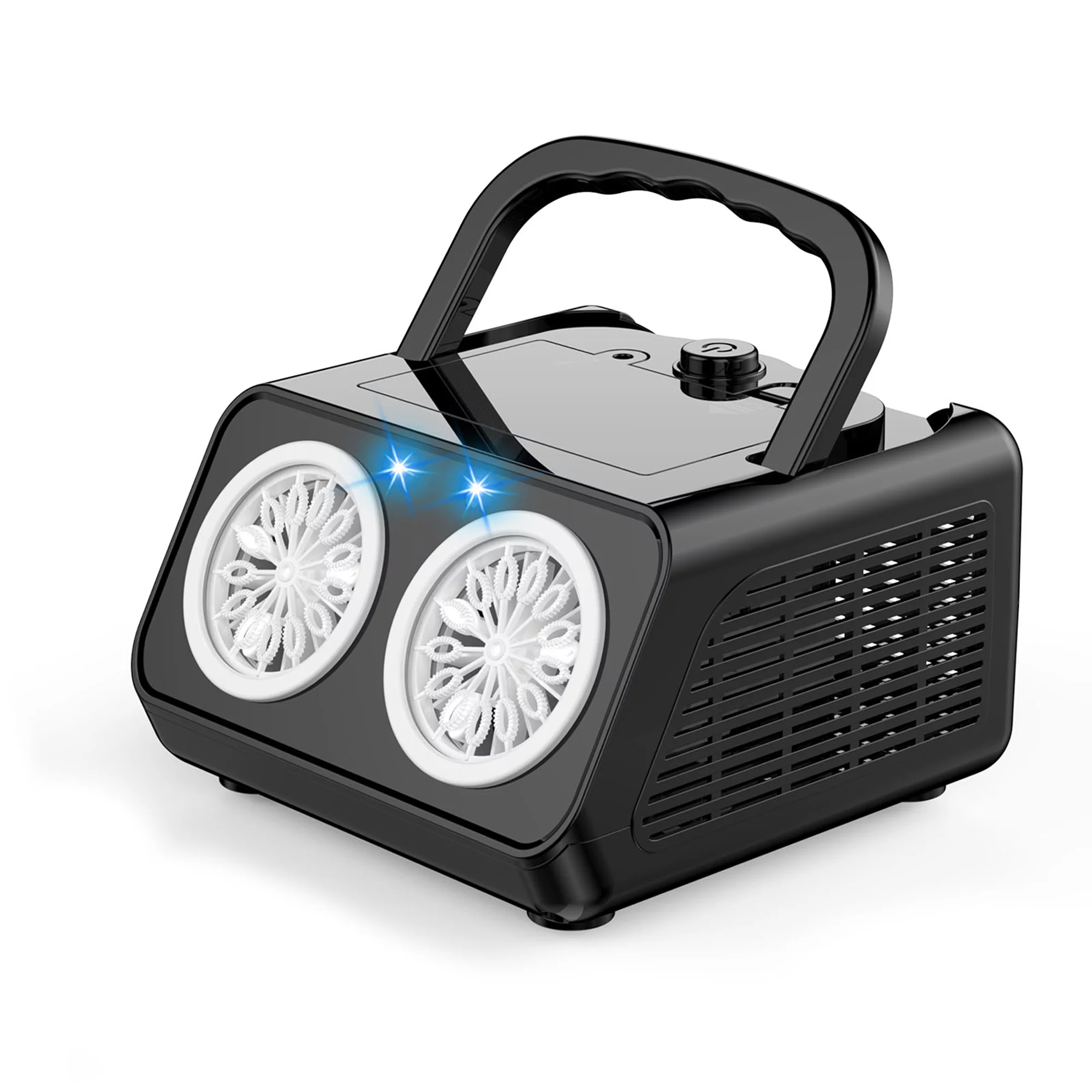 Automatic Bubble Machine with Dual Motors Portable Bubble Maker Summer Toy for Outdoor Parties Birthdays Wedding