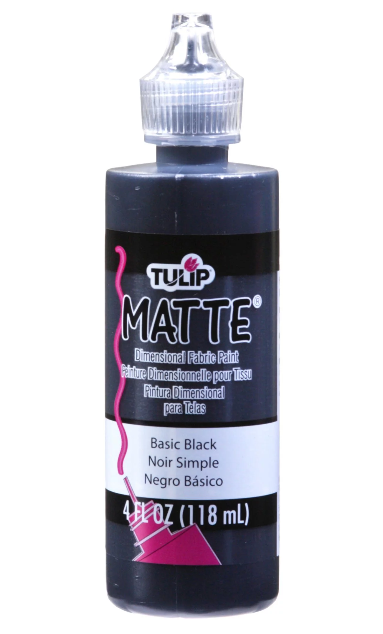 Tulip Slick Brown Dimensional Fabric Paint, 4 fl oz