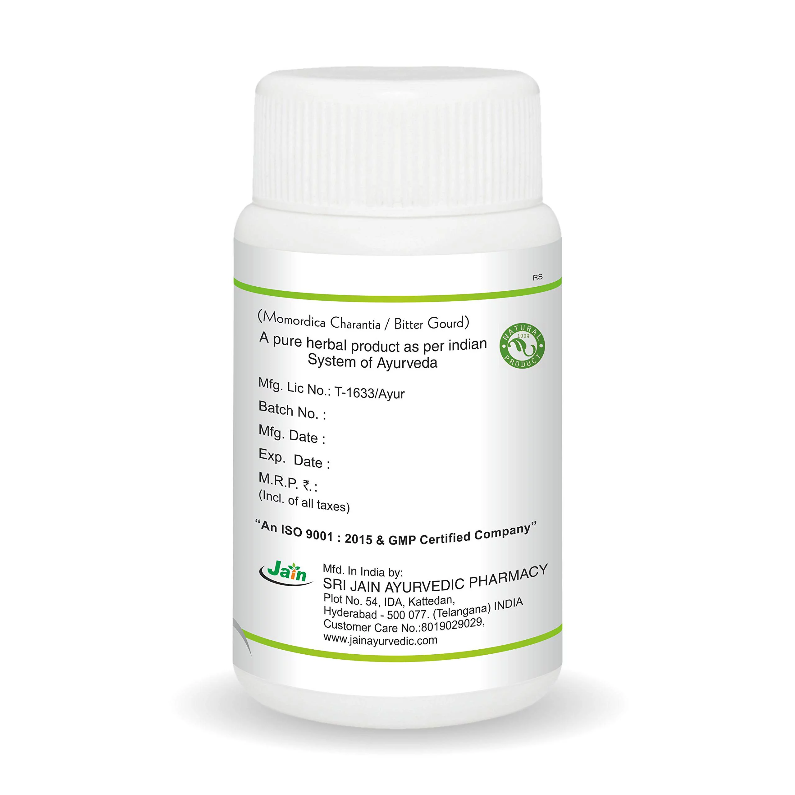 Jain Karela Capsules - 60 Count (Pack Of 2)