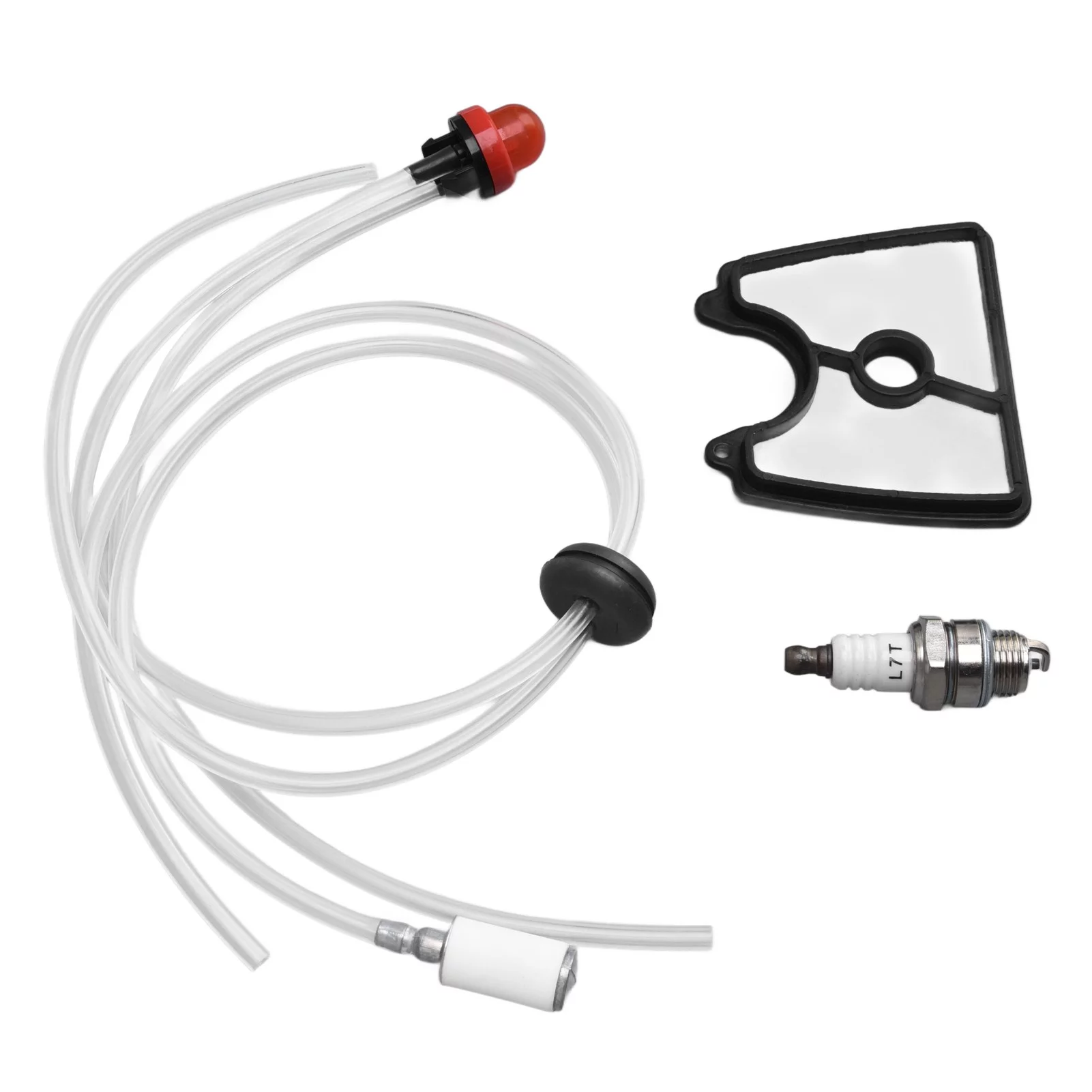 Filter Fuel Line Kit Filter Grommet Primer Bulb Kit Wear Resistant Stable Performance Primer Bulb Spak Plug Kit for 125B for 125BX for 125BVX