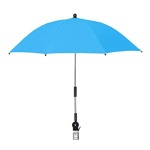 ACJRYO Sunshade Umbrella, Stroller Sunshade Umbrella, Umbrella with Clip, UV and Rain Protection, Suitable for Strollers, Beach Chairs, Bicycles, Outdoor Sports Sunshade Umbrella