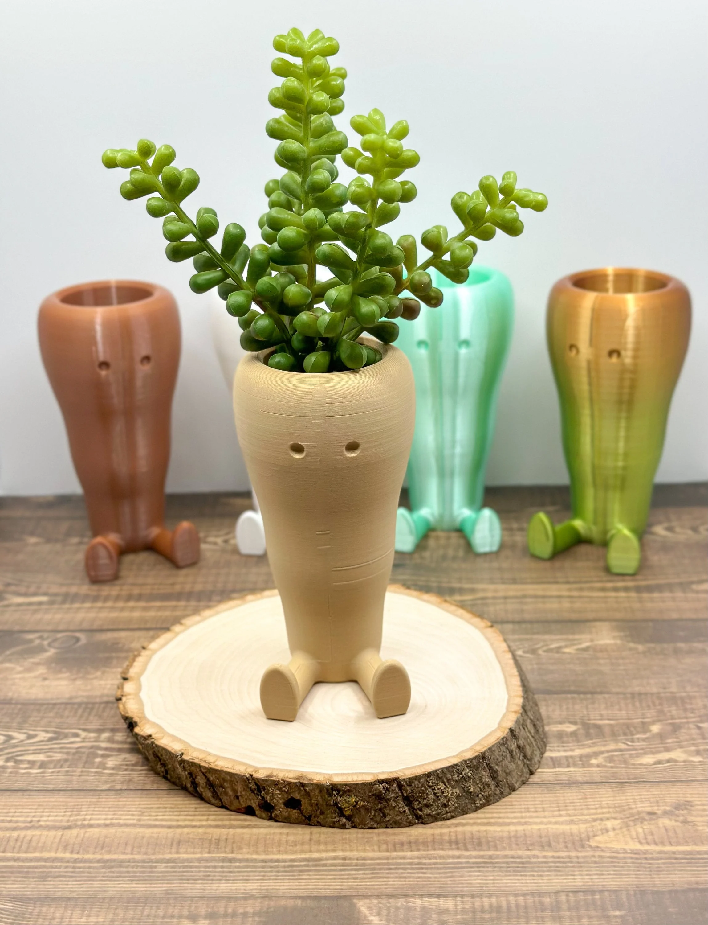 Carrot Succulent & Cactus Planter Pot