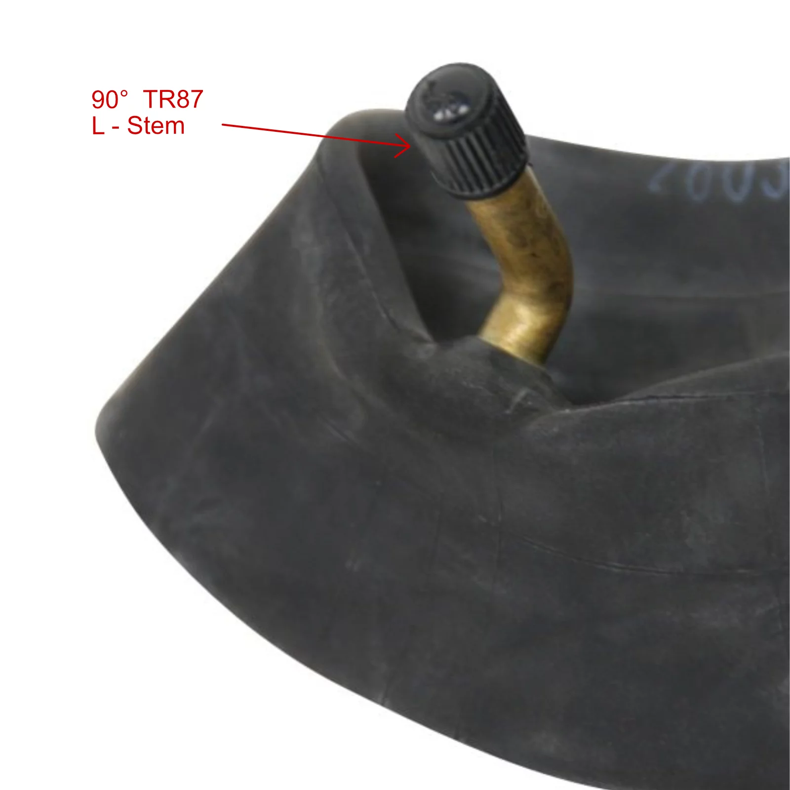 The ROP Shop | (2) Tire Inner Tubes 4.10x4 3.50x4 90° Bent Valve Stem For Sears Craftsman Mower
