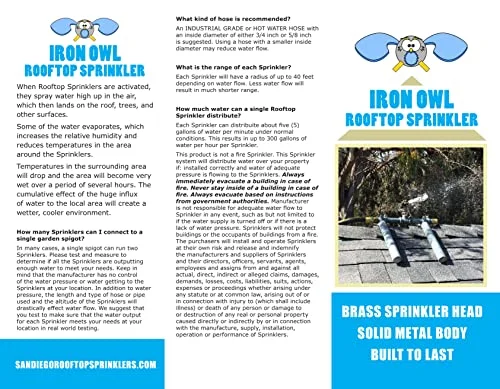 Rooftop Sprinkler (GREY) - Iron Owl